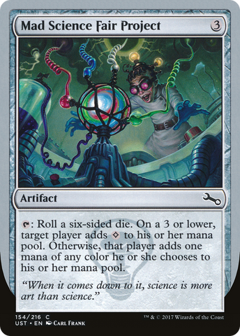 {C} Mad Science Fair Project [Unstable][UST 154]