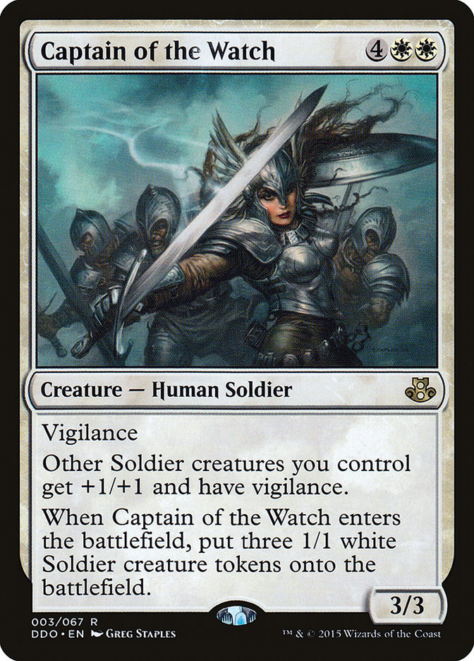 {R} Captain of the Watch [Duel Decks: Elspeth vs. Kiora][DDO 003]