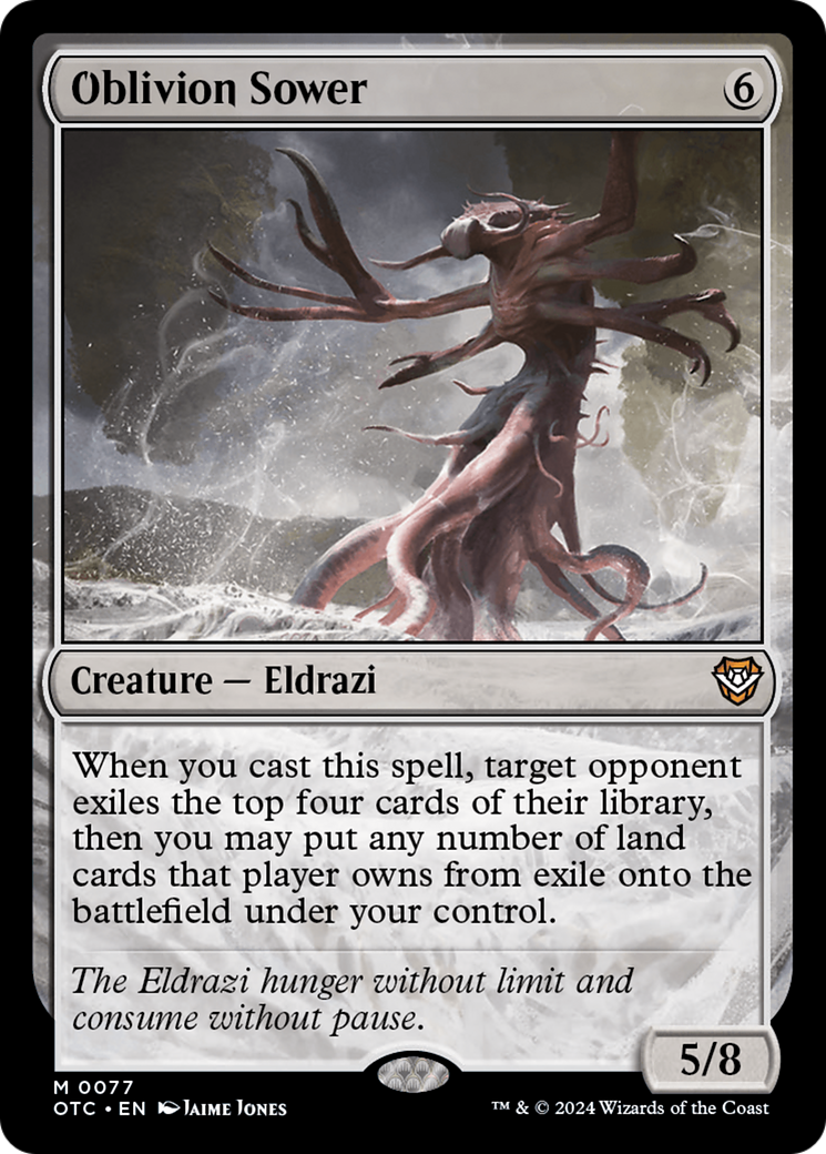 {R} Oblivion Sower [Outlaws of Thunder Junction Commander][OTC 077]