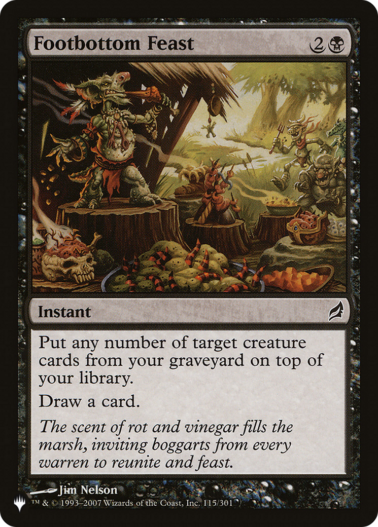 Footbottom Feast [LIST 115/301]