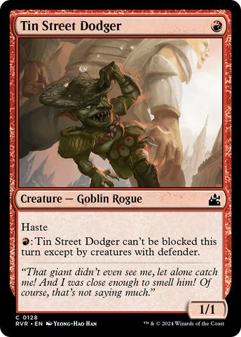 {C} Tin Street Dodger [Ravnica Remastered][RVR 128]