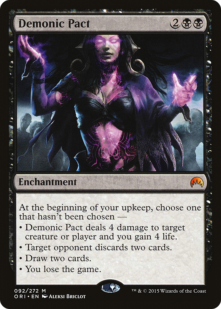 {R} Demonic Pact [Magic Origins][ORI 092]