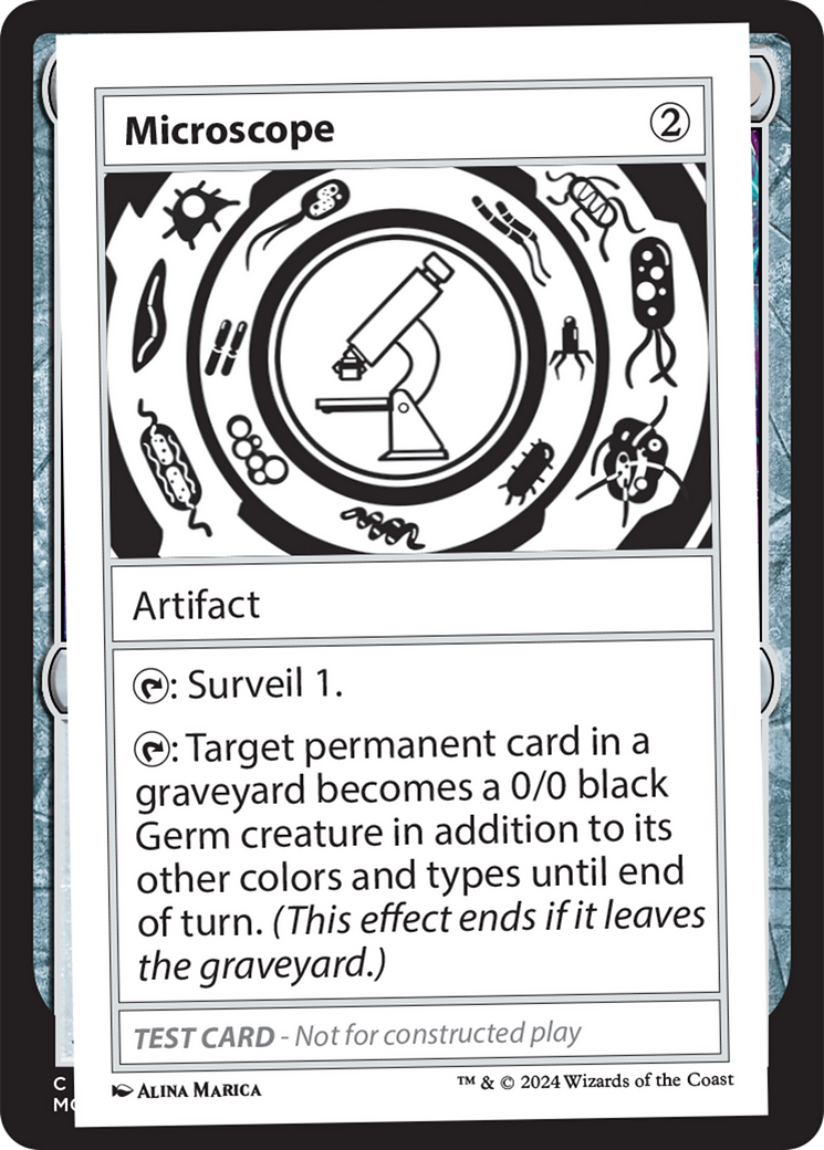 {C} Microscope [Mystery Booster 2 Playtest Cards][MB2 PLAYTEST]