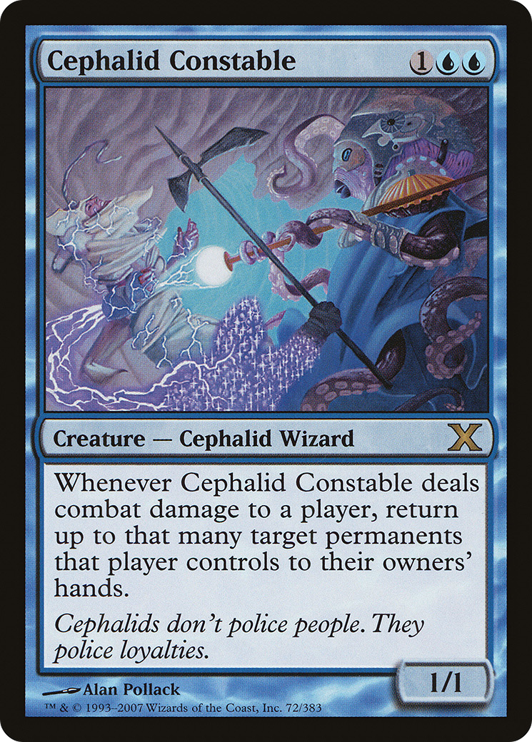 {R} Cephalid Constable [Tenth Edition][10E 072] - Misty Mountain Games