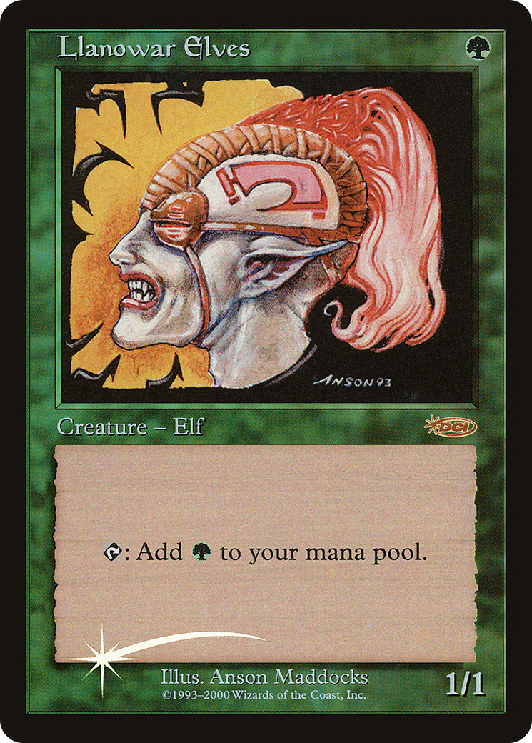 {R} Llanowar Elves [Friday Night Magic 2000][PA F00 011]