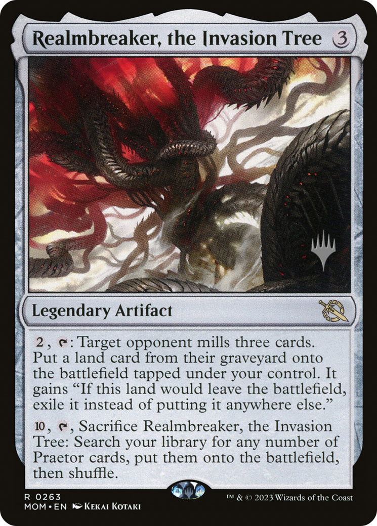 {R} Realmbreaker, the Invasion Tree (Promo Pack) [March of the Machine Promos][PP MOM 263]