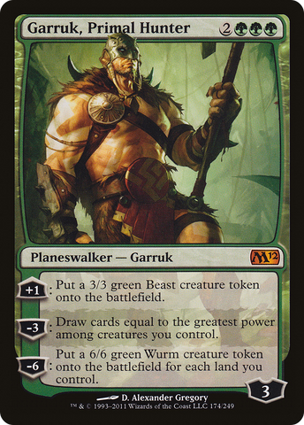 {R} Garruk, Primal Hunter [Magic 2012][M12 174]