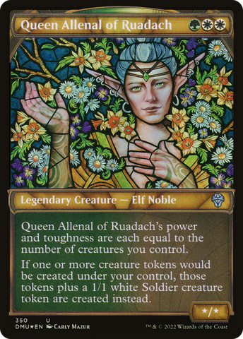 {C} Queen Allenal of Ruadach (Showcase Textured) [Dominaria United][DMU 350]