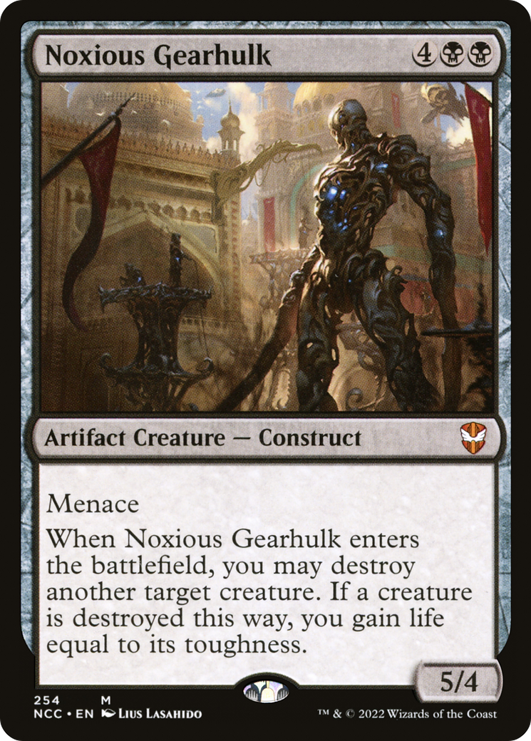 {R} Noxious Gearhulk [Streets of New Capenna Commander][NCC 254]