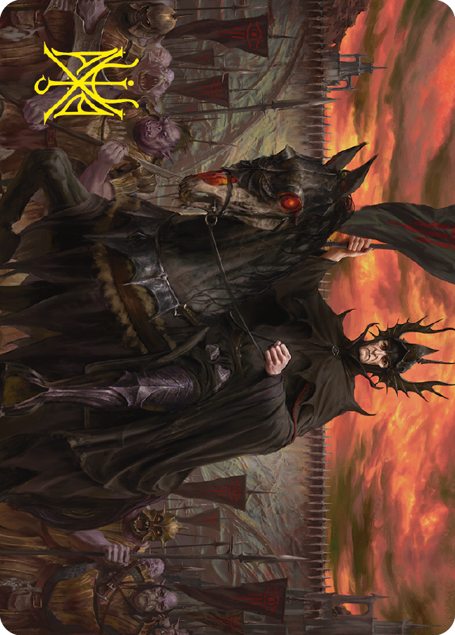 {A} The Mouth of Sauron Art Card (Gold-Stamped Signature) [The Lord of the Rings: Tales of Middle-earth Art Series][GS ALTR 018]