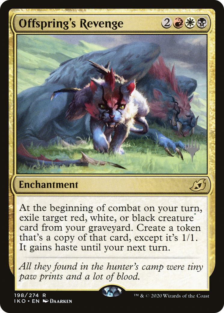 {R} Offspring's Revenge (Promo Pack) [Ikoria: Lair of Behemoths Promos][PP IKO 198]