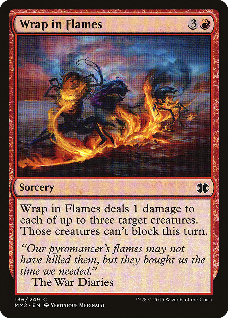 {C} Wrap in Flames [Modern Masters 2015][MM2 136]