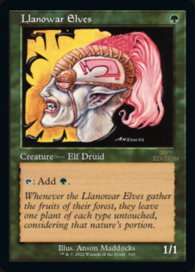 {T} Llanowar Elves (Retro) [30th Anniversary Edition][30A 503]