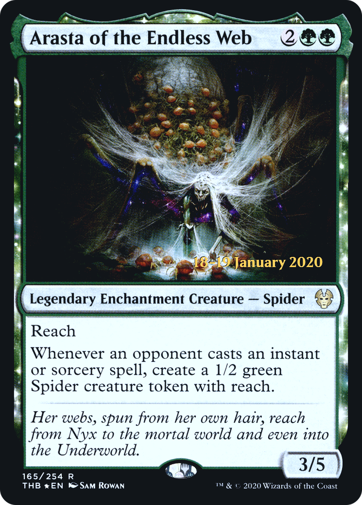 {R} Arasta of the Endless Web [Theros Beyond Death Prerelease Promos][PR THB 165]