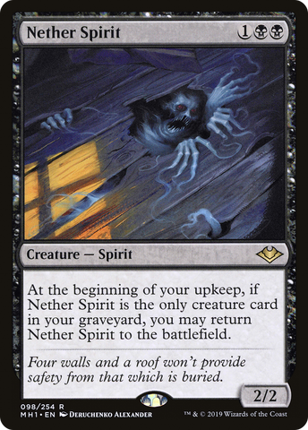 {R} Nether Spirit [Modern Horizons][MH1 098]
