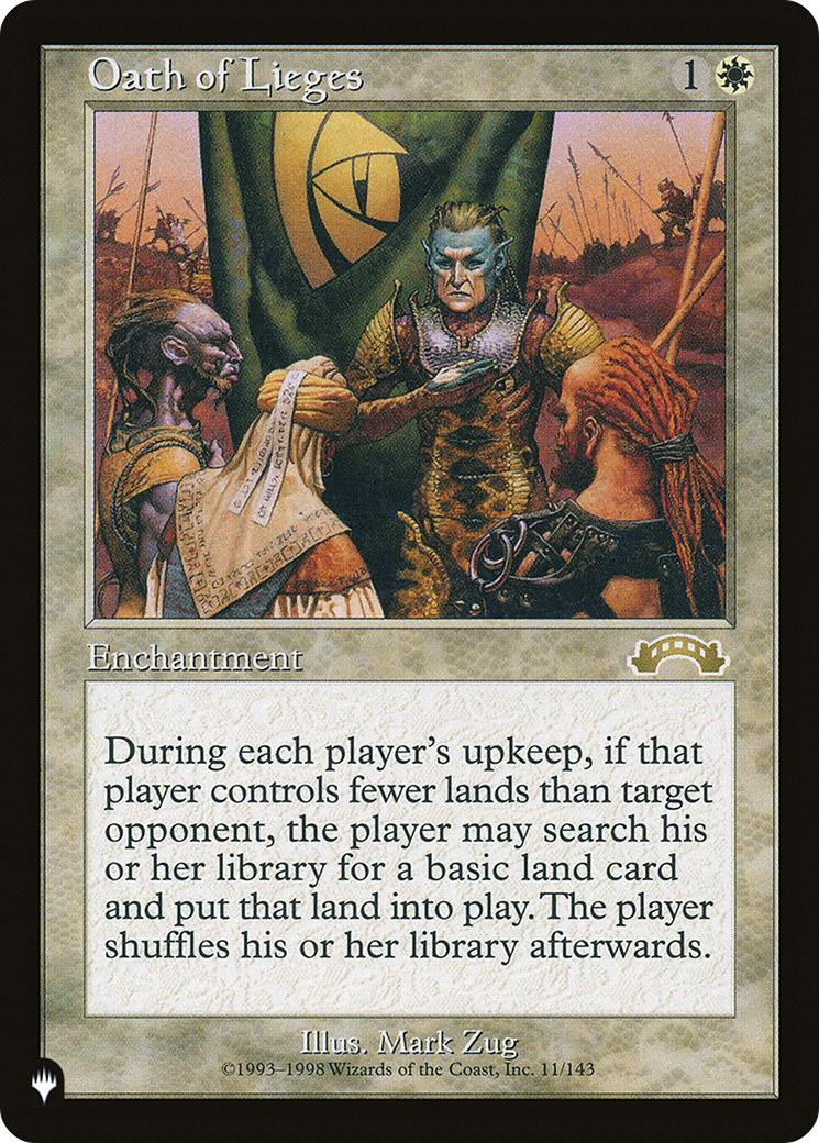 Oath of Lieges [LIST 11/143]