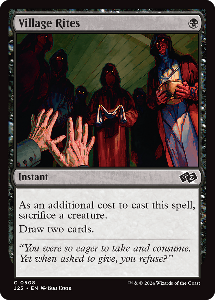 {C} Village Rites [Foundations Jumpstart][J25 508]