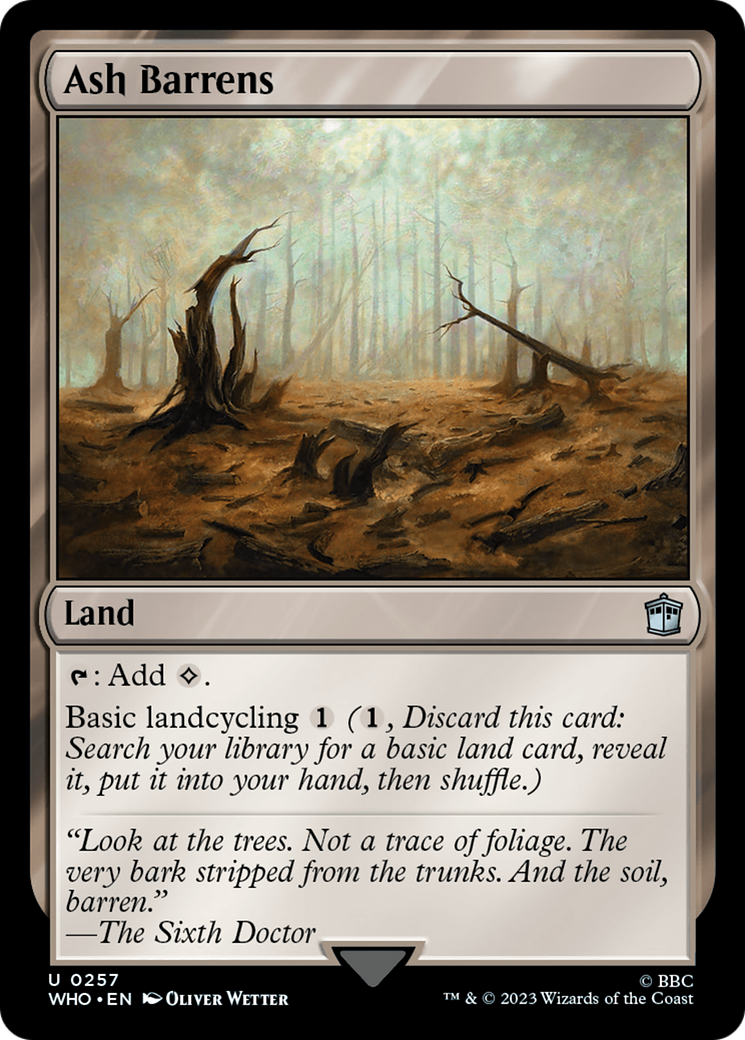 {C} Ash Barrens [Doctor Who][WHO 257]