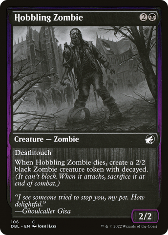 {C} Hobbling Zombie [Innistrad: Double Feature][DBL 106]