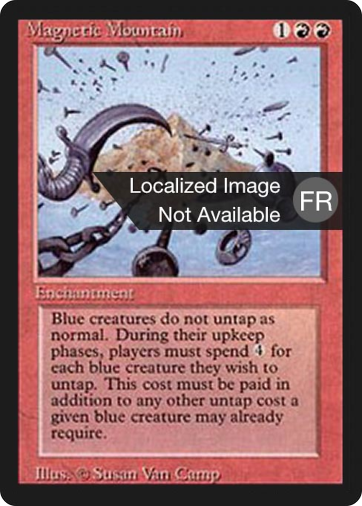 {F} Magnetic Mountain [Foreign Black Border][FBB 3ED 163]