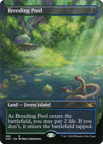 {R} Breeding Pool (Borderless) [Unfinity][UNF 286]