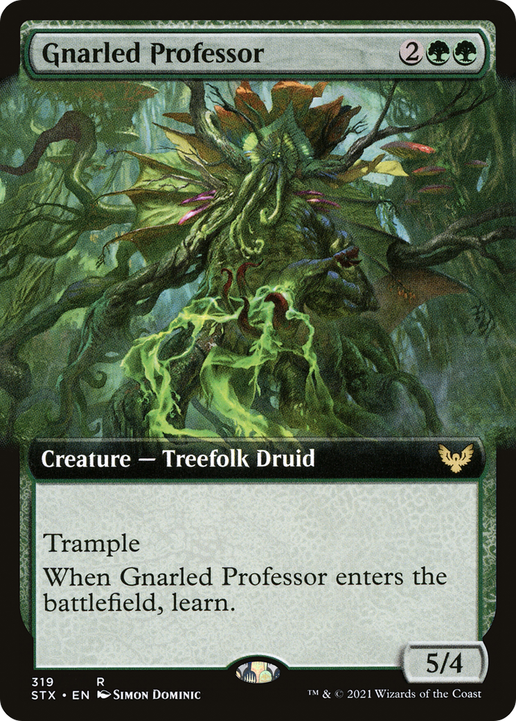 {R} Gnarled Professor (Extended Art) [Strixhaven: School of Mages][STX 319]