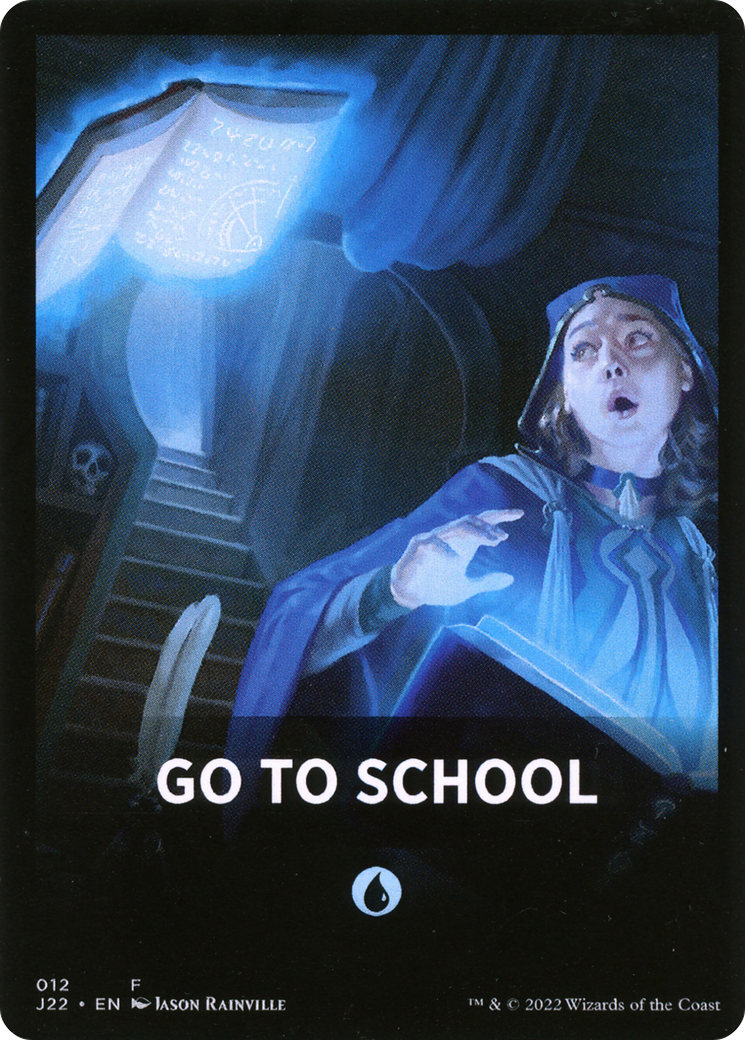 {C} Go to School Theme Card [Jumpstart 2022 Front Cards][FJ22 012]