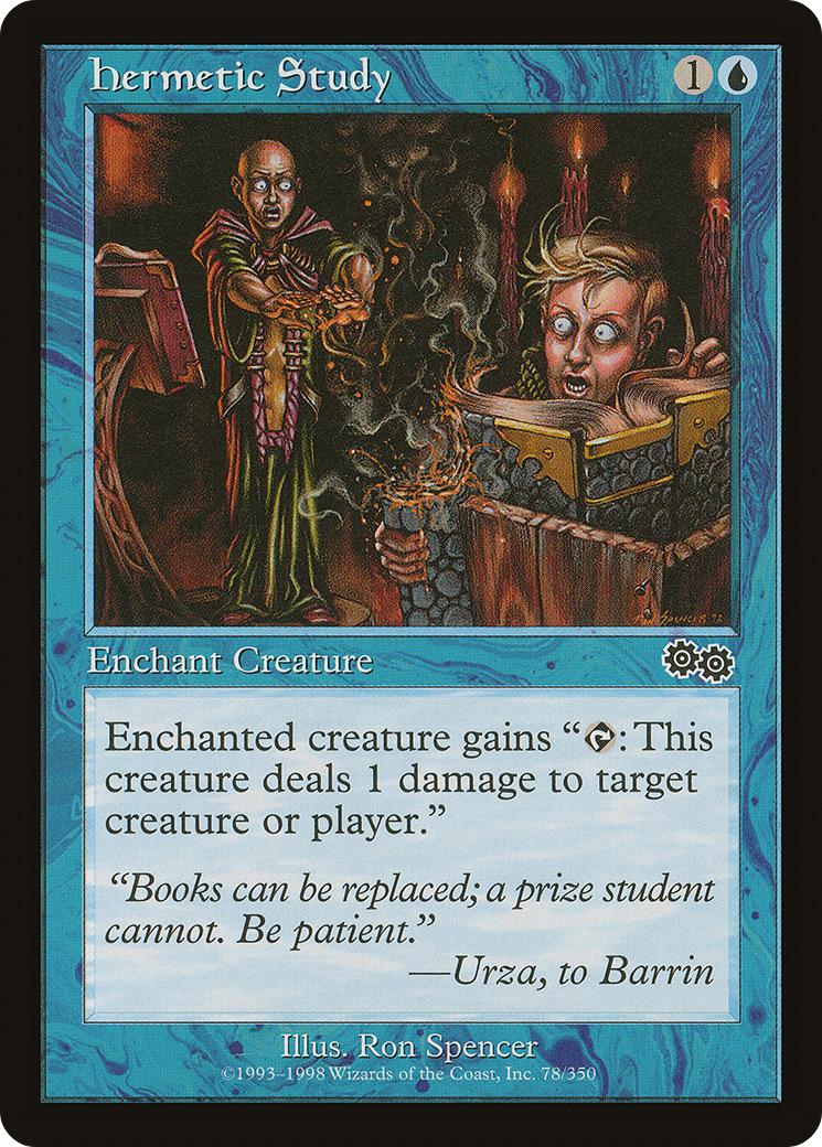{C} Hermetic Study [Urza's Saga][USG 078]