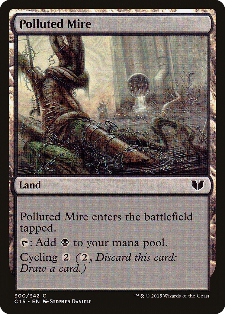 {C} Polluted Mire [Commander 2015][C15 300]