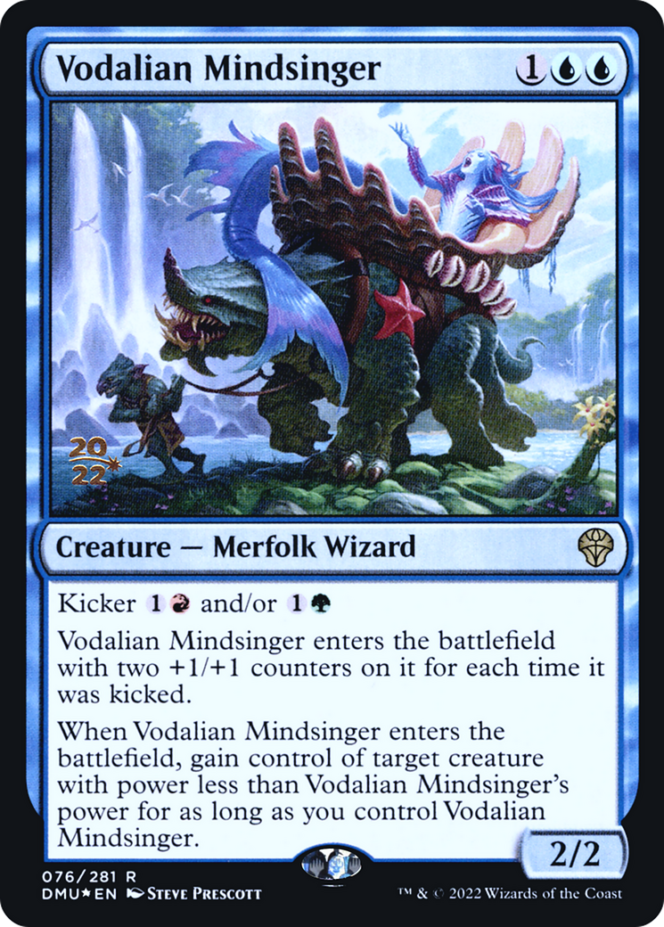 {R} Vodalian Mindsinger [Dominaria United Prerelease Promos][PR DMU 076]