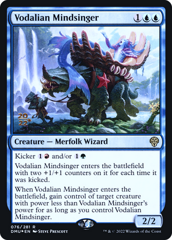 {R} Vodalian Mindsinger [Dominaria United Prerelease Promos][PR DMU 076]