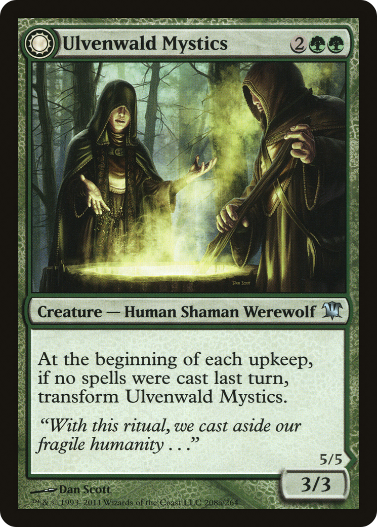 {C} Ulvenwald Mystics // Ulvenwald Primordials [Innistrad][ISD 208]