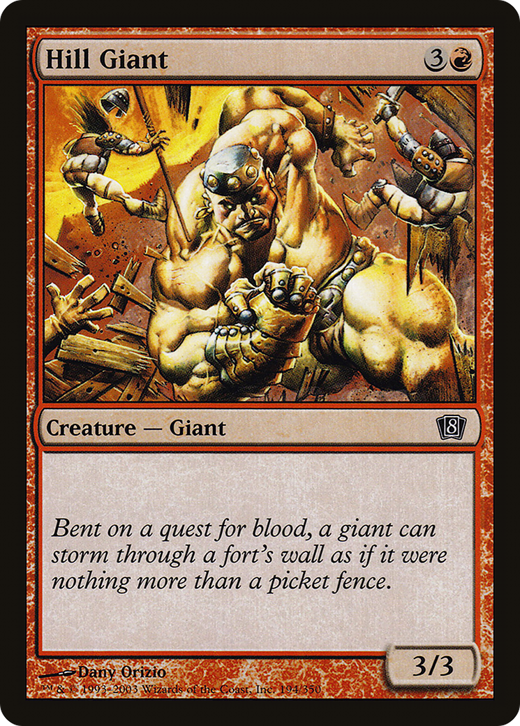 {C} Hill Giant [Eighth Edition][8ED 194]
