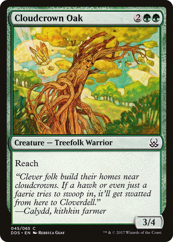 {C} Cloudcrown Oak [Duel Decks: Mind vs. Might][DDS 045]