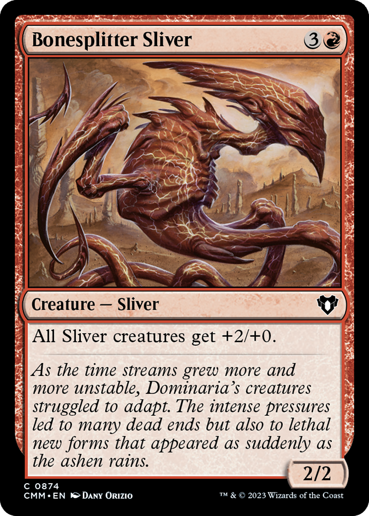 {C} Bonesplitter Sliver [Commander Masters][CMM 874]