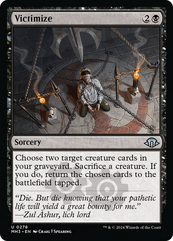 {C} Victimize [Modern Horizons 3][MH3 278]