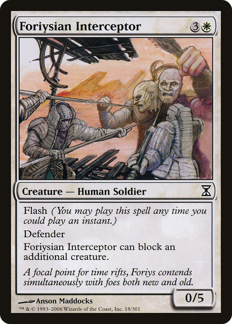 {C} Foriysian Interceptor [Time Spiral][TSP 018]