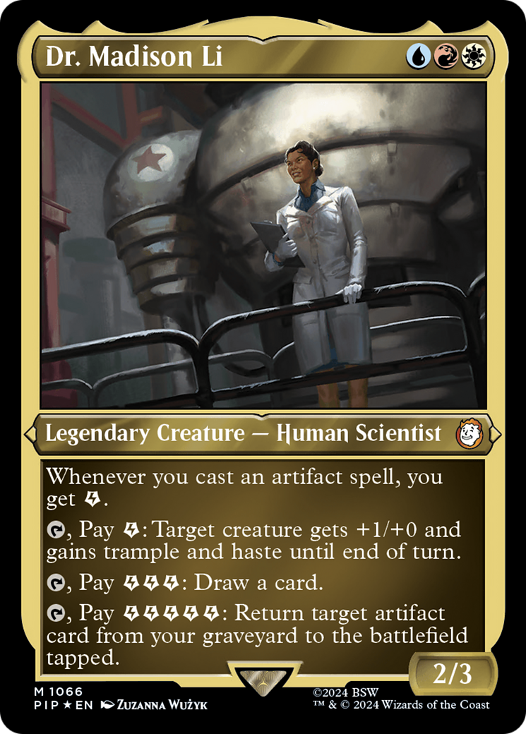 {R} Dr. Madison Li (Display Commander) [Fallout][PIP 1066]