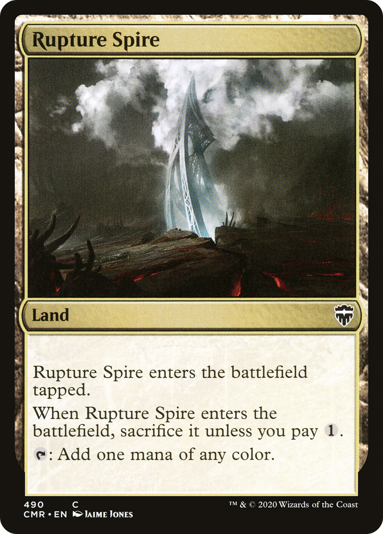 {C} Rupture Spire (490) [Commander Legends][CMR 490]