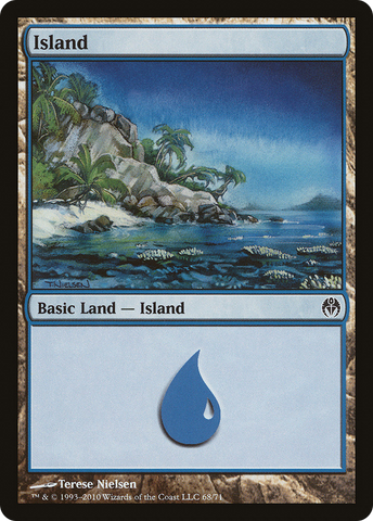 {B}[DDE 068] Island (68) [Duel Decks: Phyrexia vs. the Coalition]