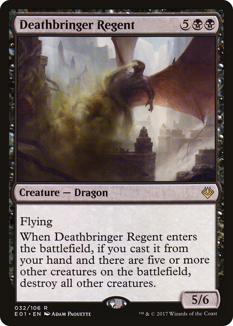 {R} Deathbringer Regent [Archenemy: Nicol Bolas][E01 032]