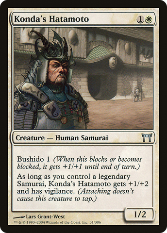 {C} Konda's Hatamoto [Champions of Kamigawa][CHK 031]