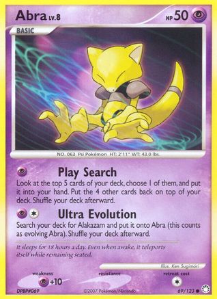 [PKM] Abra (69/123) [Diamond & Pearl: Mysterious Treasures]
