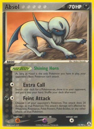 [PKM-R] Absol (15/92) (Stamped) [EX: Legend Maker]