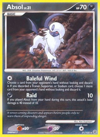 [PKM-R] Absol (21/132) [Diamond & Pearl: Secret Wonders]