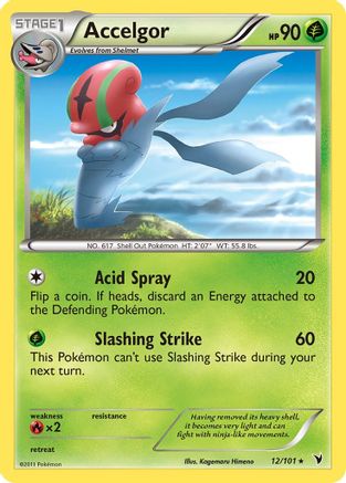 [PKM] Accelgor (12/101) [Black & White: Noble Victories]