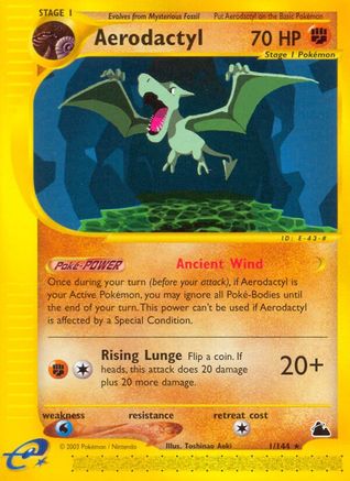 [PKM] Aerodactyl (1/144) [Skyridge]
