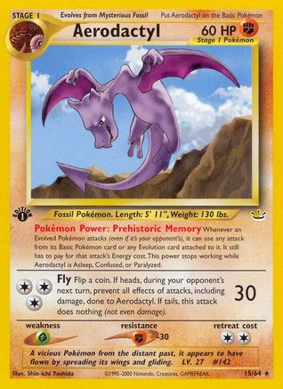 [PKM] Aerodactyl (15/64) [Neo Revelation 1st Edition]