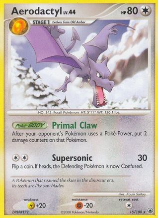 [PKM-R] Aerodactyl (15/100) [Diamond & Pearl: Majestic Dawn]