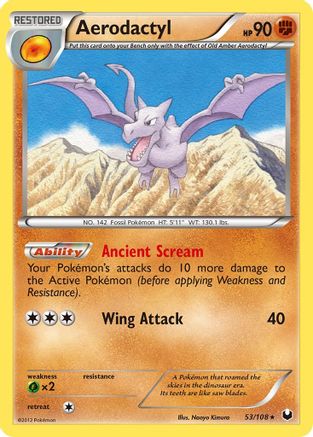 [PKM] Aerodactyl (53/108) [Black & White: Dark Explorers]